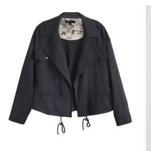 Women's Frye Gray Moto Jacket Size
Medium NWT
